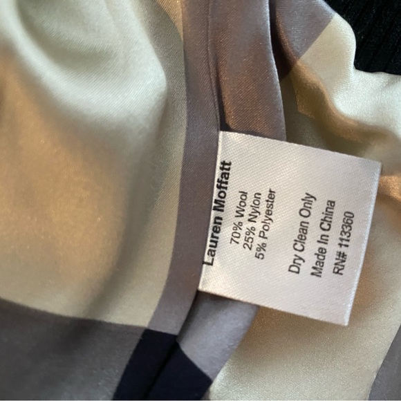 Lauren Moffatt navy with gold detail jacket size small - Picture 4 of 6